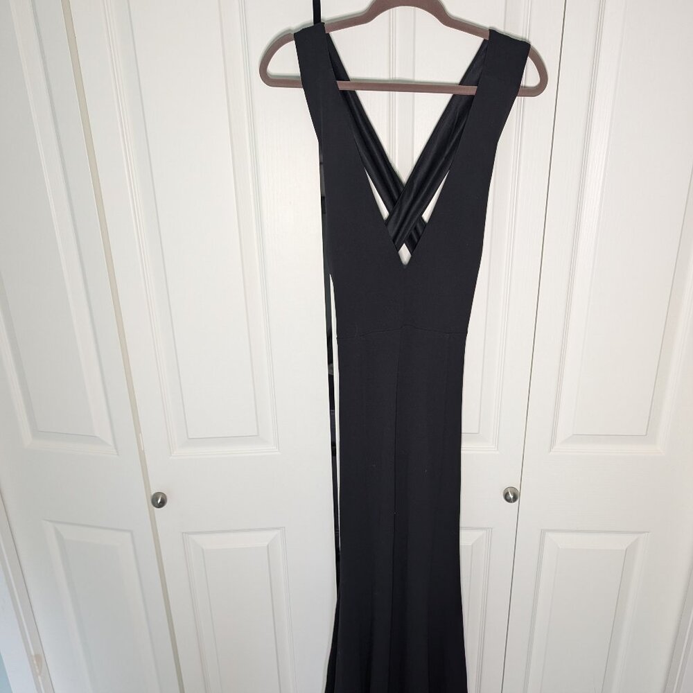 NWT Formal Floor length black Lulu's dress Size L